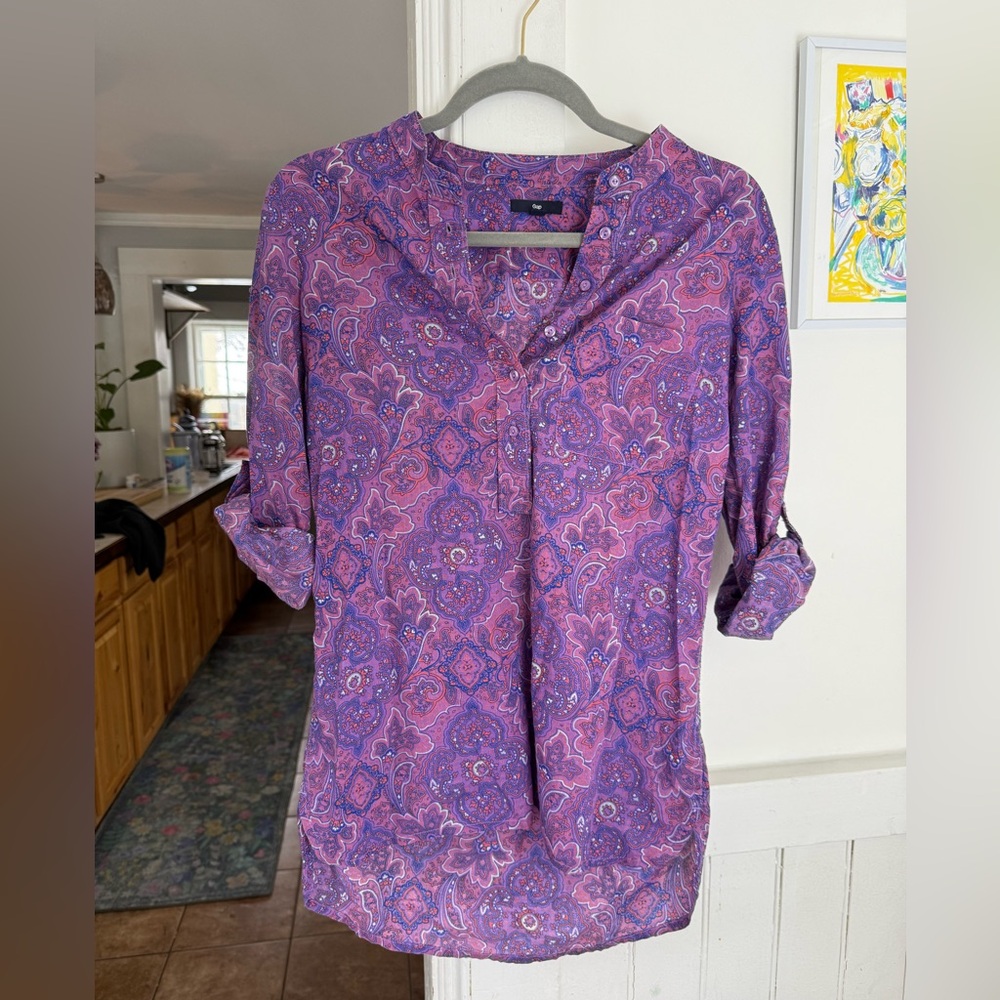 GAP Paisley Blouse